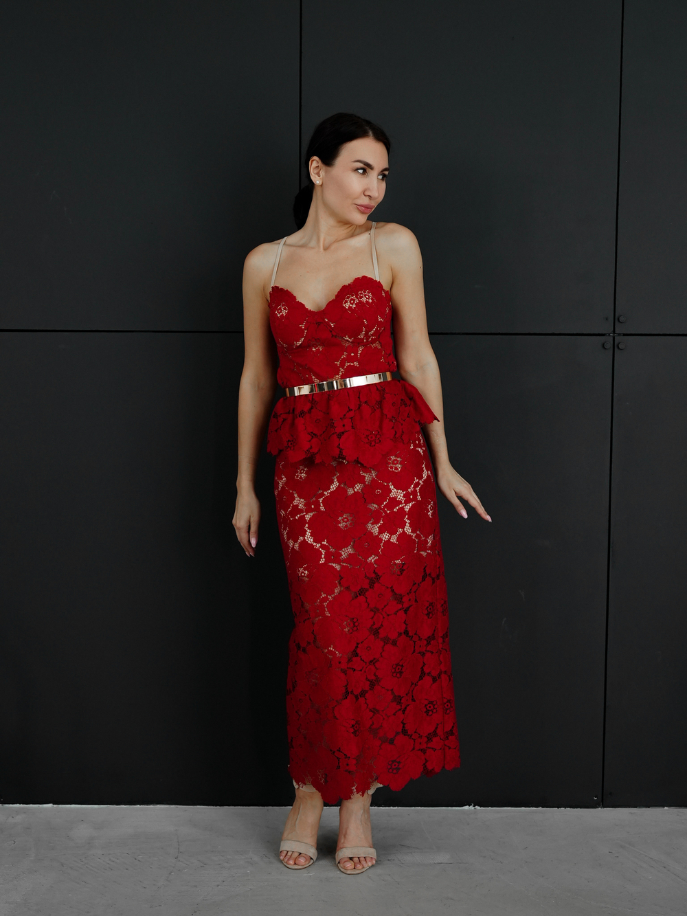 Юбка "Алая роза"