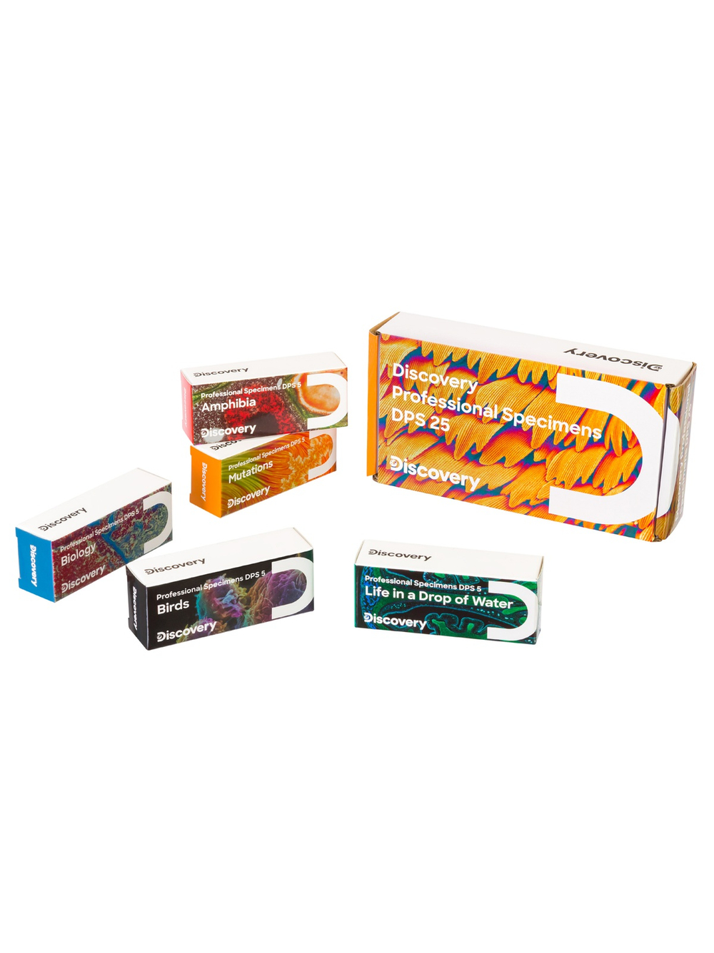 Набор микропрепаратов Levenhuk Discovery Prof DPS 5. «Жизнь в капле воды»