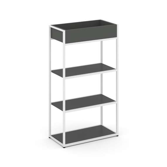 Рифт Стеллаж металлический высокий приставной RF.STM-001  596*350*1250