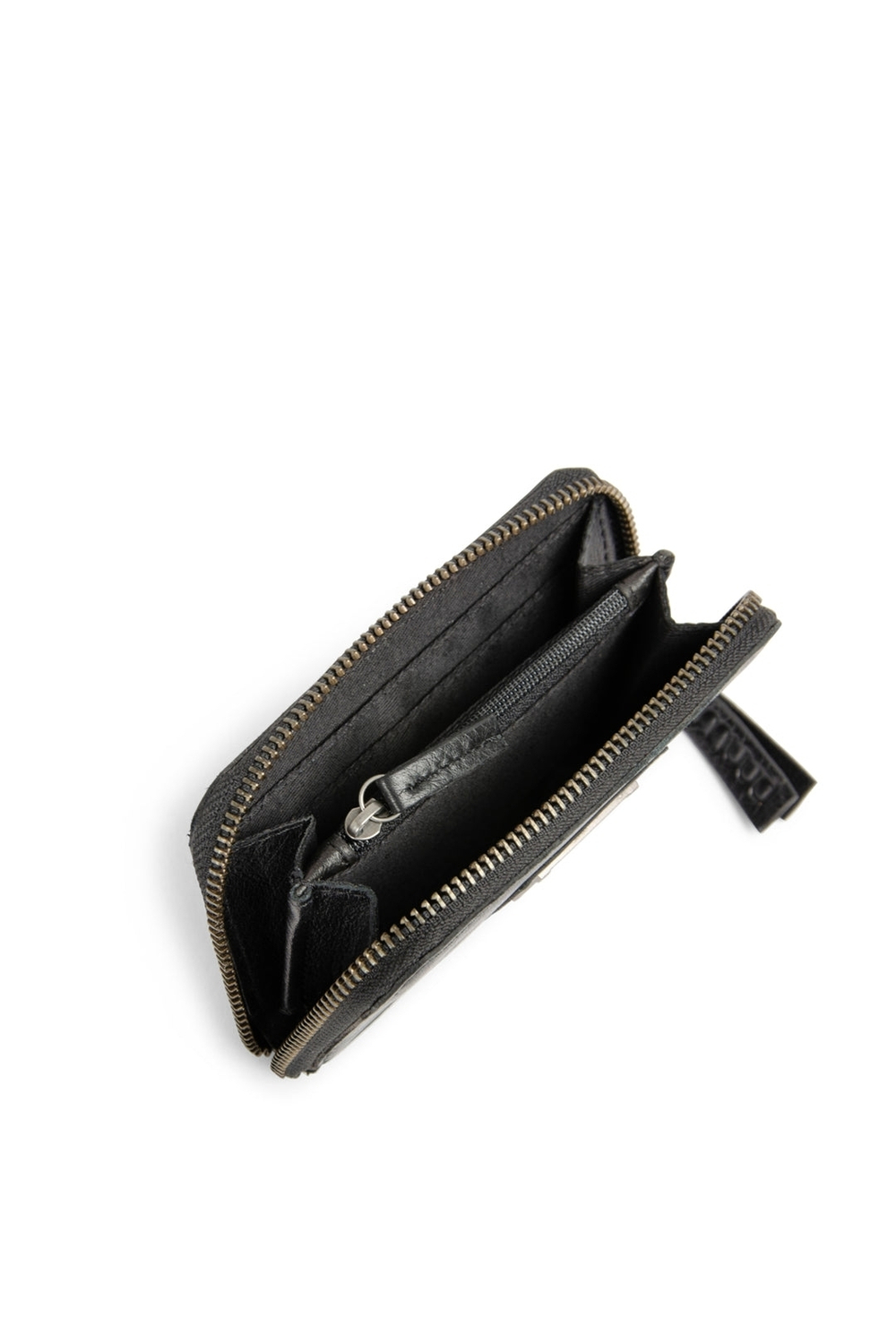 Кошелек MUUD "Daisy" Black, 8 х 12,5 х 2 см