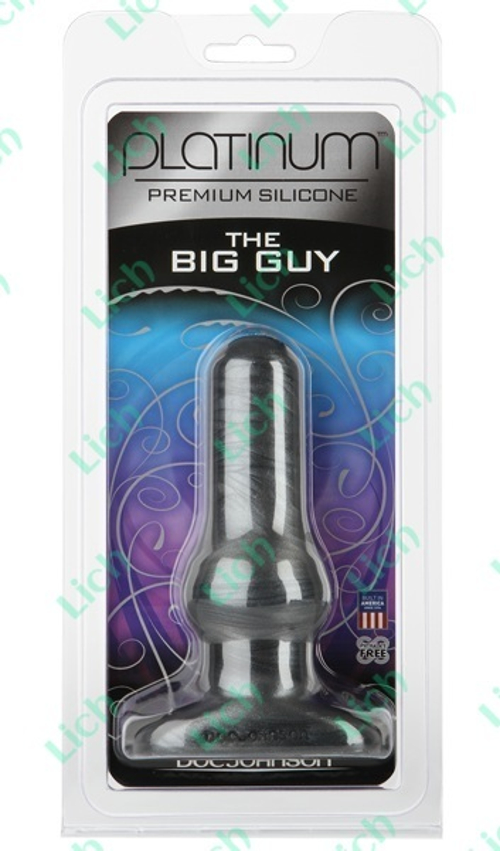 Серая силиконовая пробка большого размера THE BIG GUY