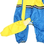 Дождевик для крупных пород собак «KOMFORT», цвет жёлто - голубой, р 3XL