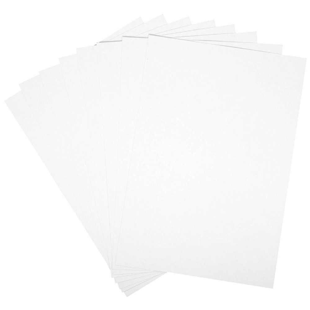 Картон белый ArtSpace мелованный, 8 листов, в папке