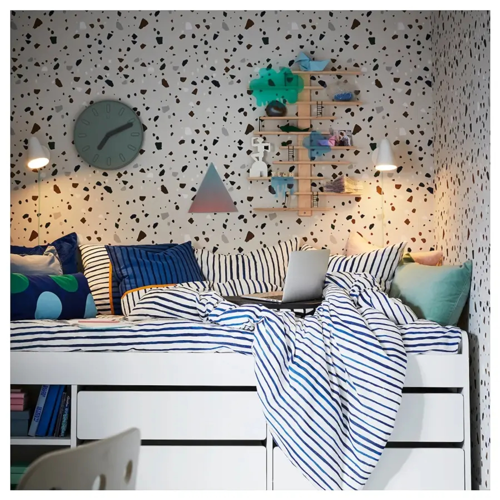 Каркас кровати - SLÄKT /SLАKT IKEA/ СЛЭКТ ИКЕА, 90x200 см, белый