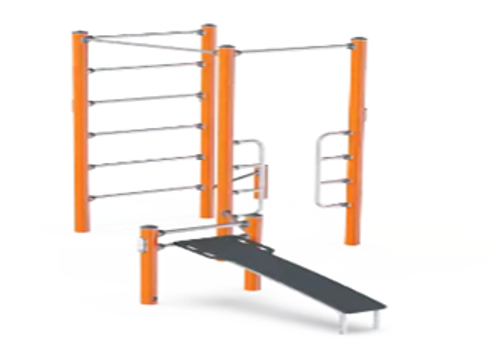 Турник с лестницей и скамьёй (ВТ0202)