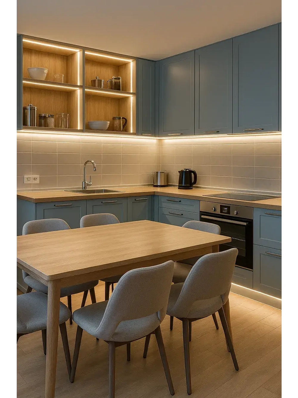 Светодиодная лента Led подсветка для кухни 3500К