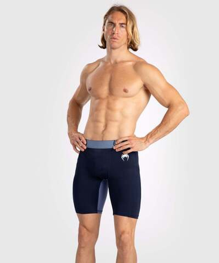 Шорты компрессионные Venum Tempest Navy Blue