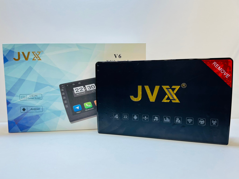 Андроид (12 дюймов), 1+32 GB, Android 10, Модель: V6 JVX-TS7, AHD, IPS / Автомагнитола 2 DIN (2 Дин)