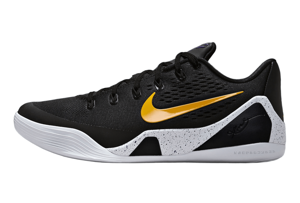Купить и заказать в Москве Nike Kobe 9 EM Low Protro Black/University Gold