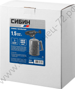 СИБИН 1.5 л, стальной эжектор, Паяльная лампа (40670)