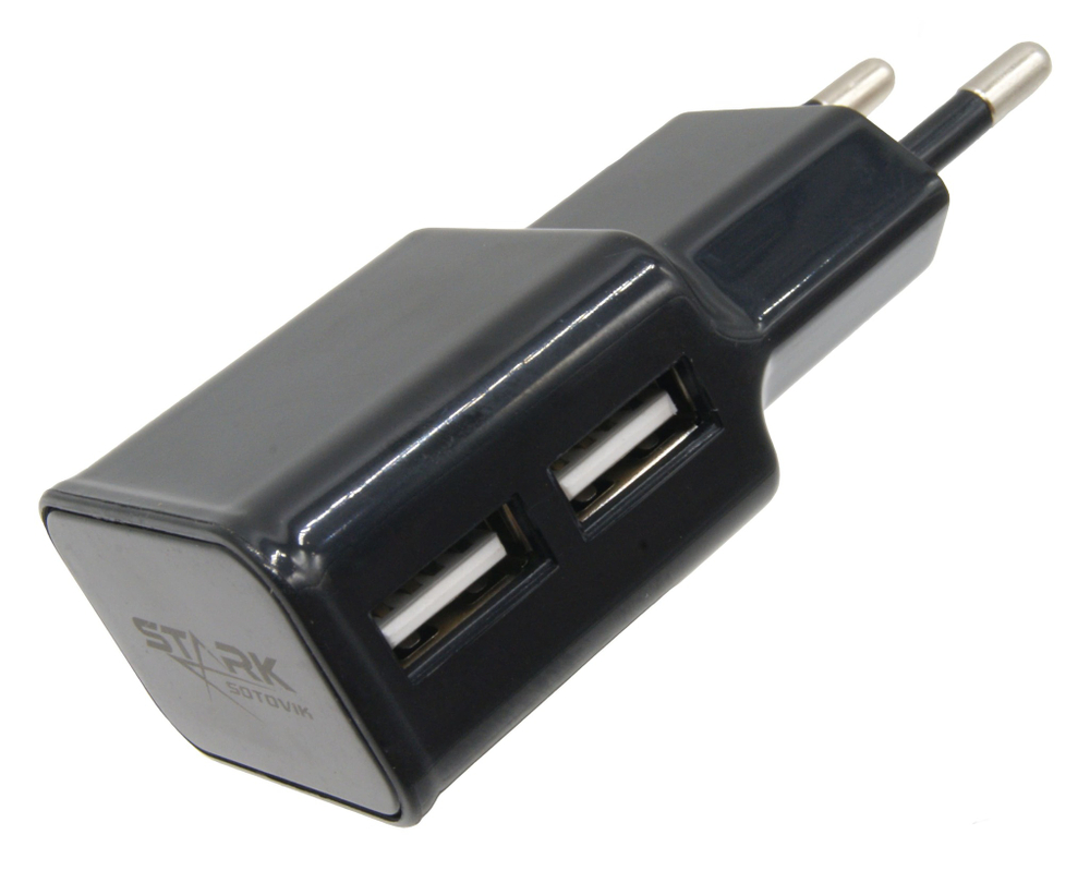 Сетевой адаптер питания STARK AF-136 2USB 2.5A (черный)