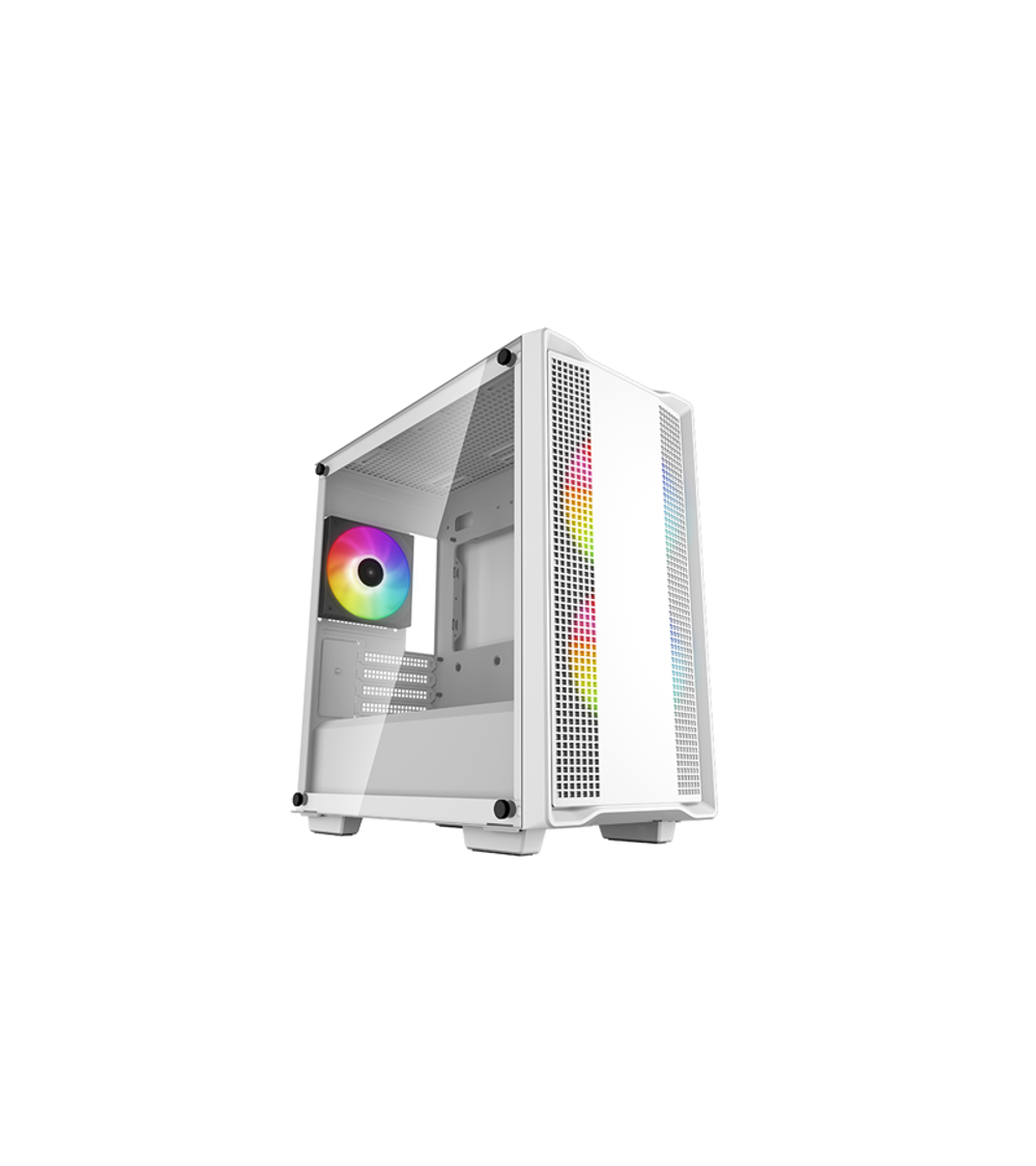Deepcool CC360 WH ARGB без БП, боковое окно (закаленное стекло), белый, mATX