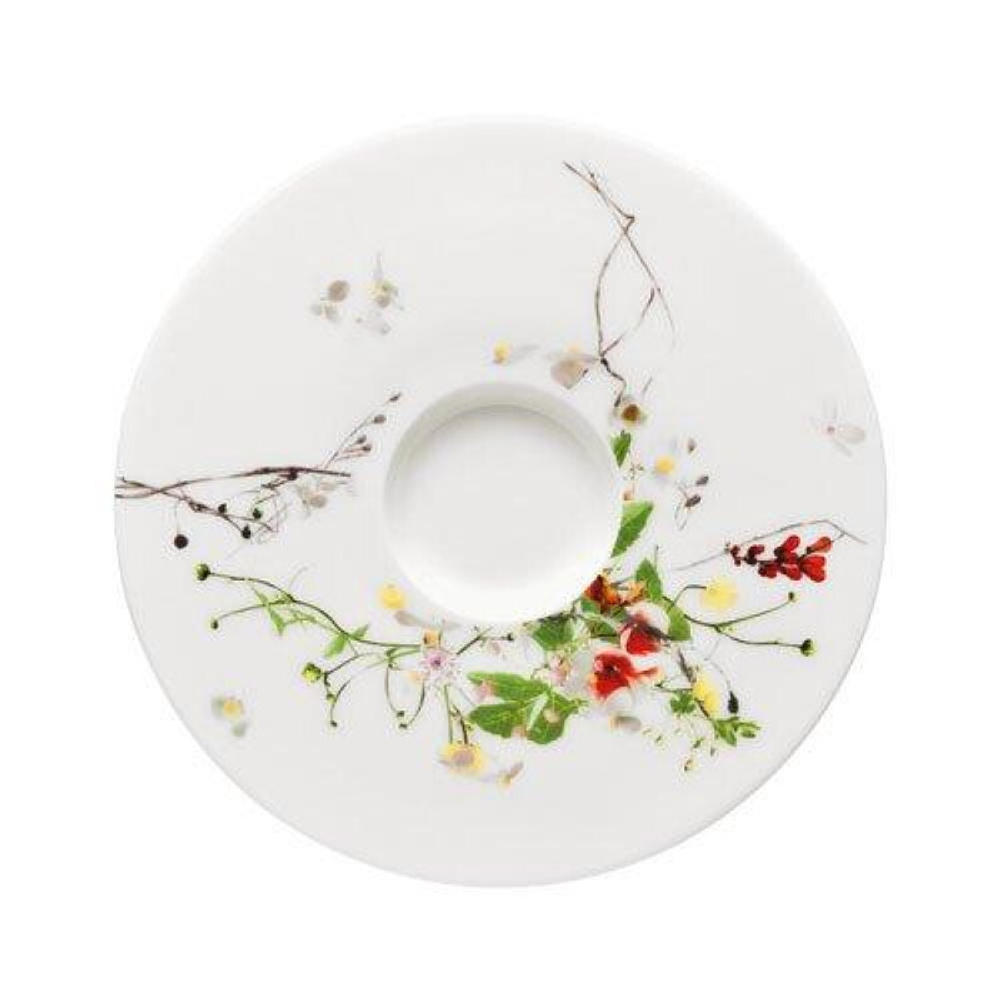 Rosenthal Brillance Fleurs Sauvages Блюдце для кофейной чашки 15,5 см