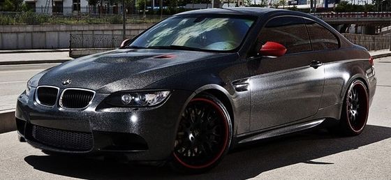 Пленка черный глянец металлик Sparkle Black Carbins 10 погонных метров