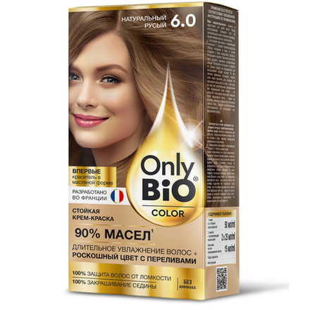 Крем краска Only Bio Color Натуральный русый 6.0 115 мл