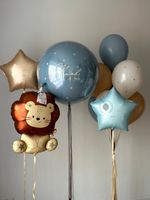 Воздушные шары на годик для мальчика №9076