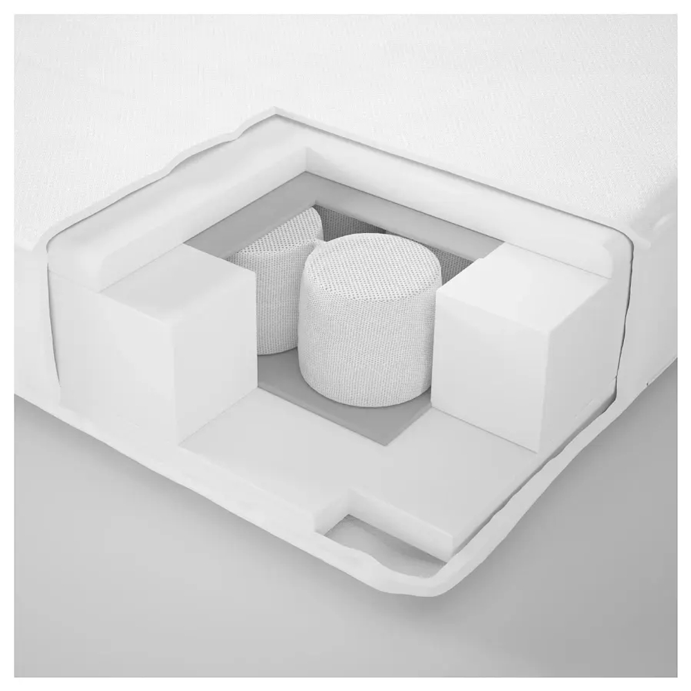 Матрас для раздвижной кровати - ÖMSINT IKEA/ ОМСИНТ ИКЕА, 80х200 см, белый