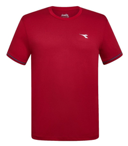 Теннисная футболка Diadora Short Sleeve T-Shirt - chili pepper