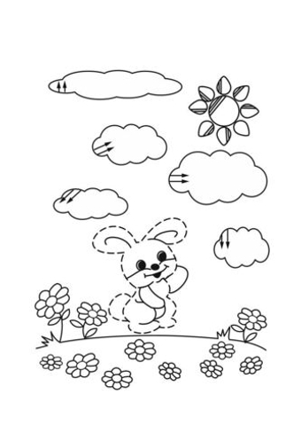 Обводилки для детей. Прописи с прозрачными страницами. Животные и предметы