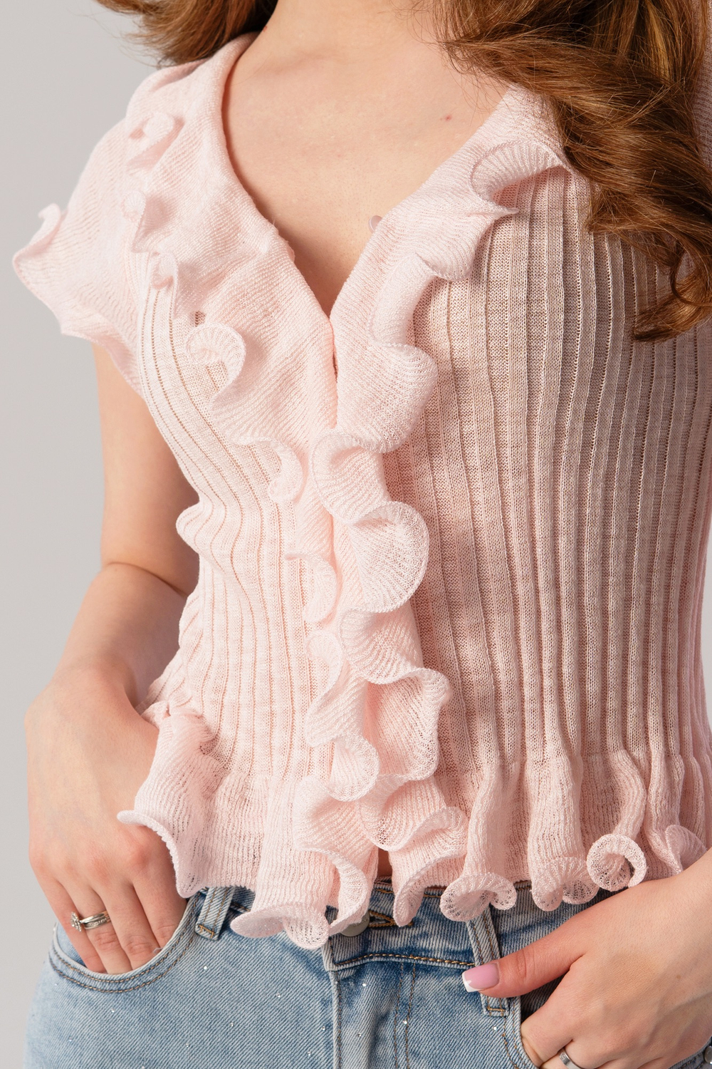 Блузка с коротким рукавом