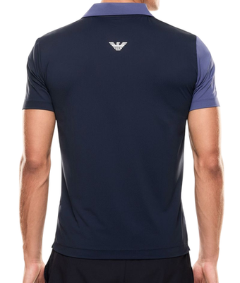 Мужское теннисное поло EA7 Tennis Pro - armani blue