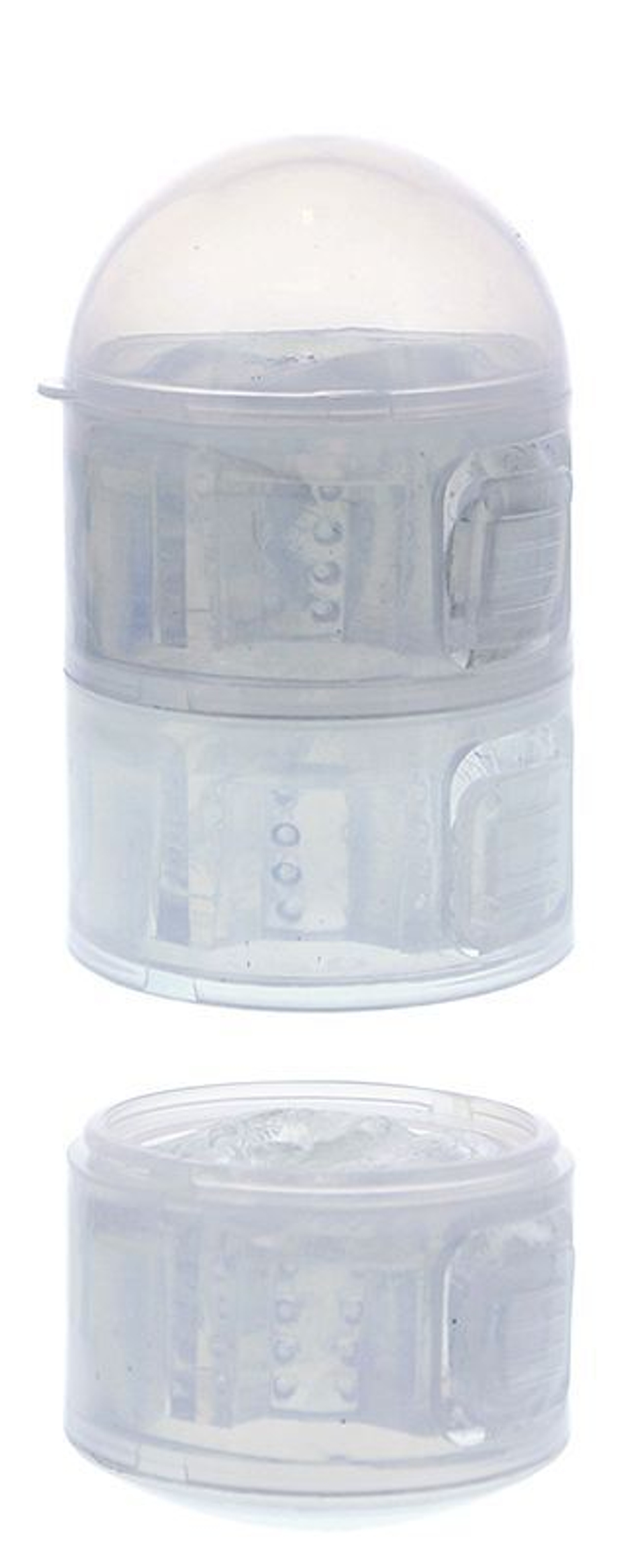 Прозрачный модульный мастурбатор MENZSTUFF 3 DEEP MODULAR PLEASURES (Цвет: прозрачный)