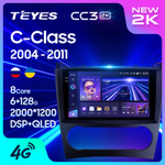Teyes CC3 2K 9"для Mercedes Benz C-Class W203 CL203 C209 A209 2004-2011