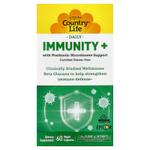 Country Life, Daily, Immunity+, 60 веганских капсул