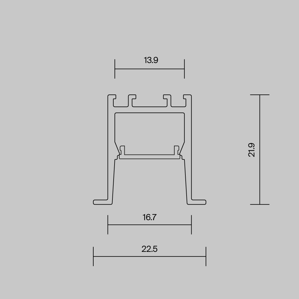 Профиль Led Strip 632013