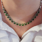 Набор материалов для колье "Лакшери", кольчужное плетение МК