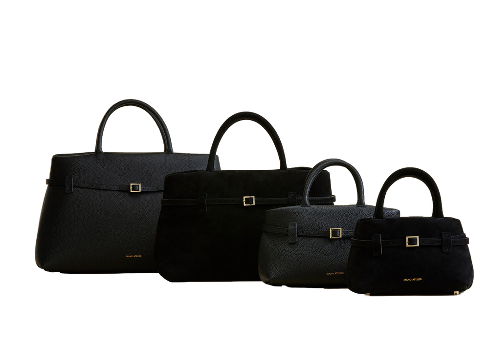 Сумка Manu Atelier Le Cambon 20 Black Suede