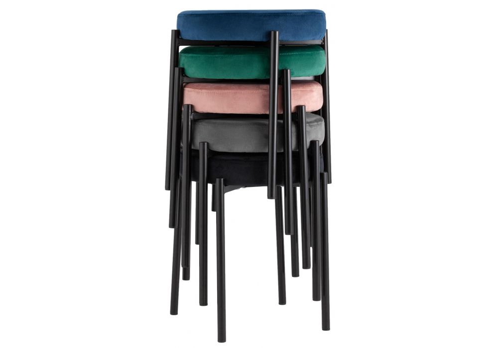 Табурет Кудо velutto 32 / черный