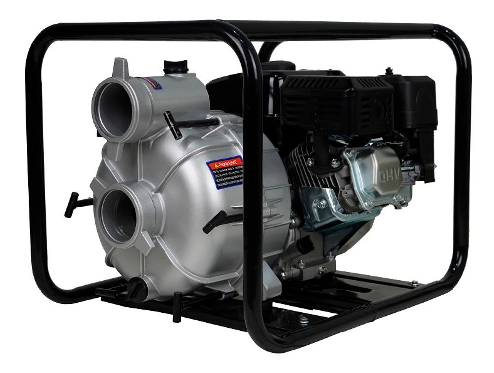 Мотопомпа бензиновая Lifan 80WG - для грязной воды [80 мм | 60 м³/ч | 1000 л/мин]