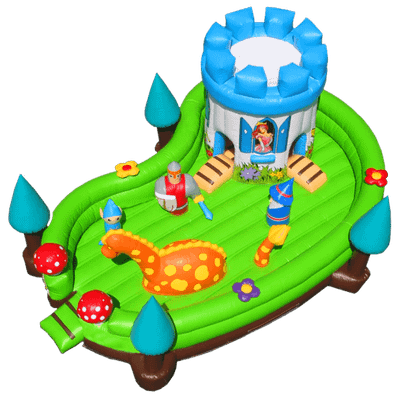 Маленький батут "Башня Рапунцель"