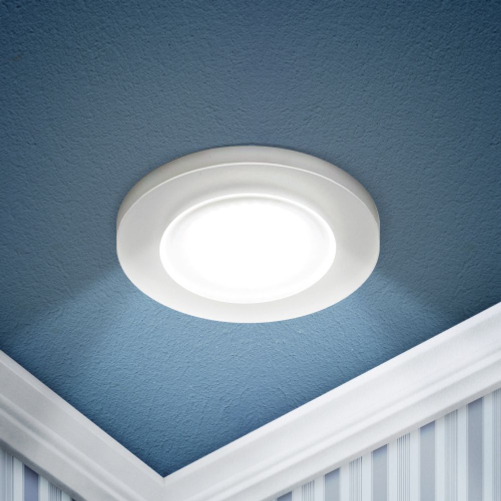 Светильник встраиваемый декоративный ЭРА DK103 WH под лампу MR16 GU5.3 белый