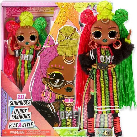 Кукла LOL Surprise OMG Queens - Кукла Sways с 20 сюрпризами, включая наряды, аксессуары и многое другое - Лол 579908