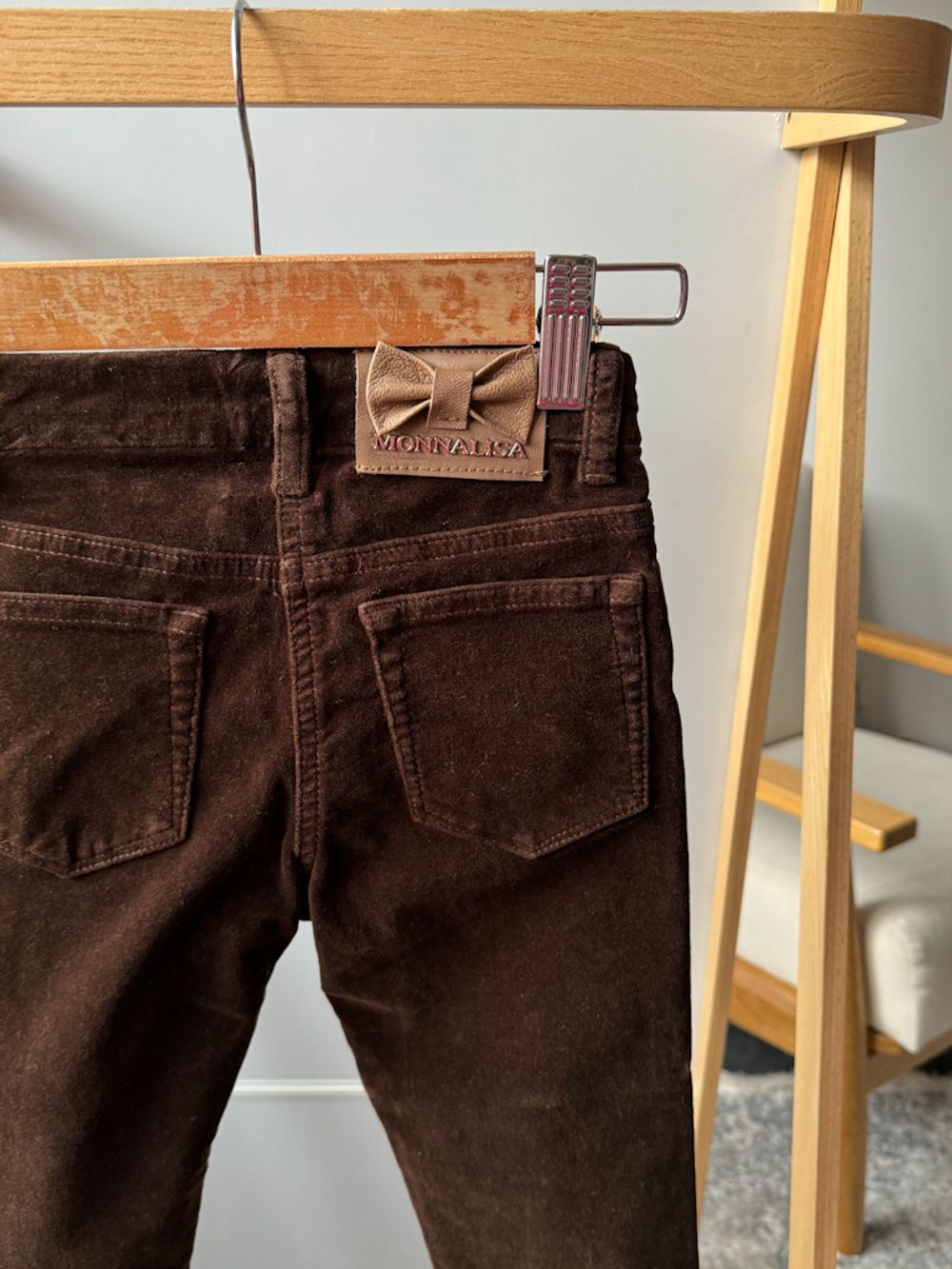 Велюровые брюки Monnalisa, 104