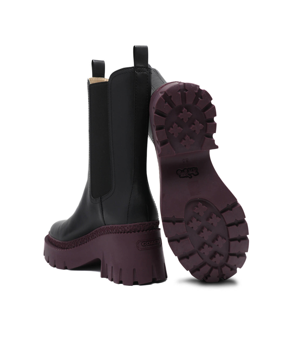 Кожаные челси alexa Coach - черный(CD219)