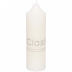 Свеча «Classic» 6*20см цвет белый ZD-113