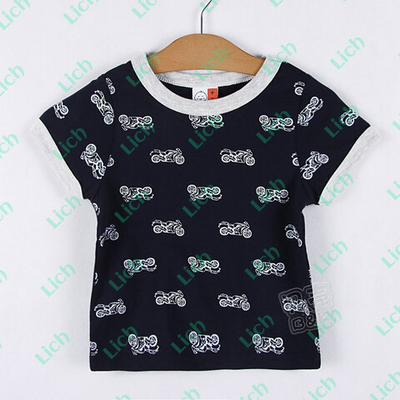 Футболка детская с принтами мотоциклов