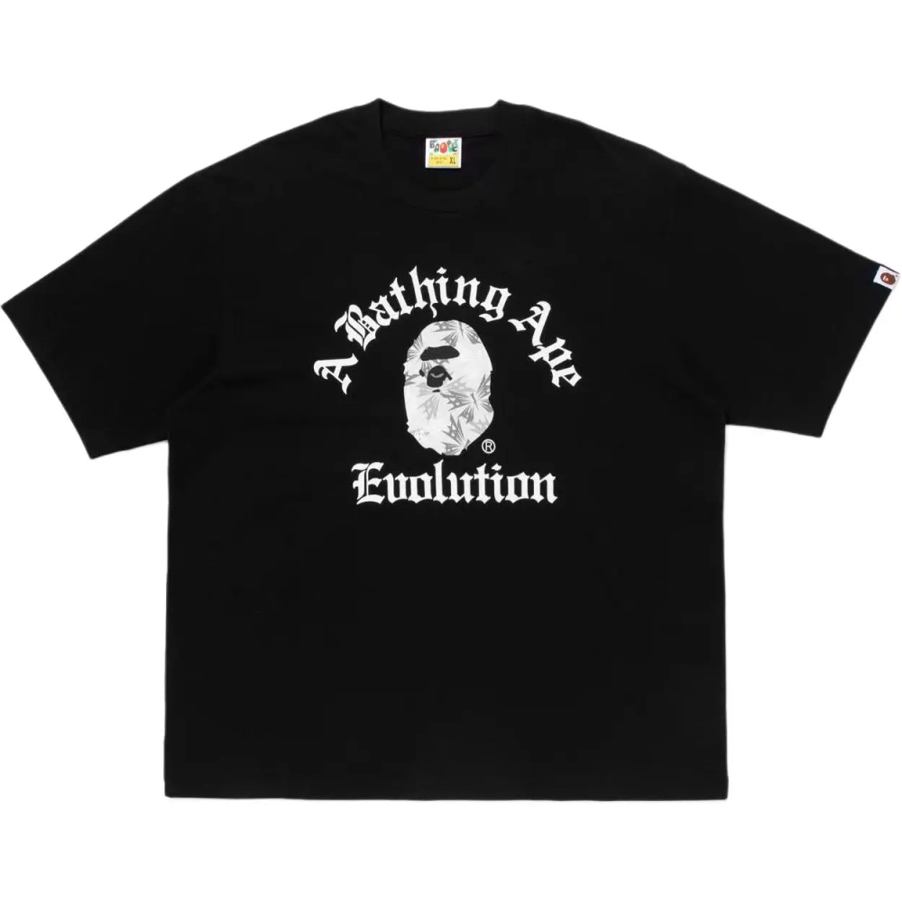 A Bathing Ape Bathing Ape Футболка Logo Pattern Regular Sleeve Bap Ss26 030
