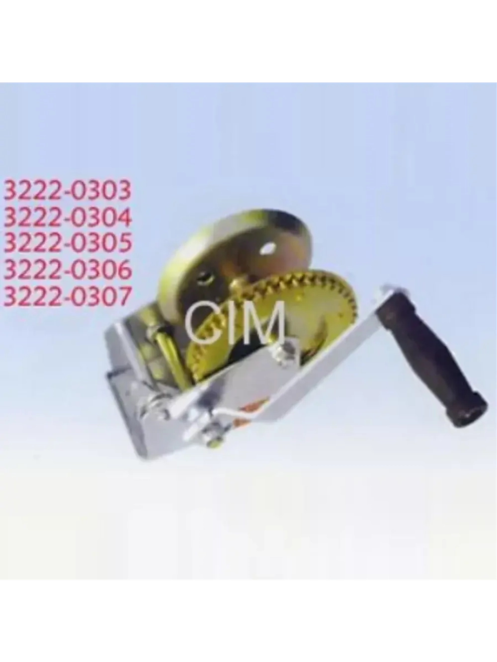 Лебедка ручная для прицепа (635 кг) 4.5:1. оцинкованная