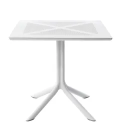 Пластиковый стол Clip 80х80 см белый