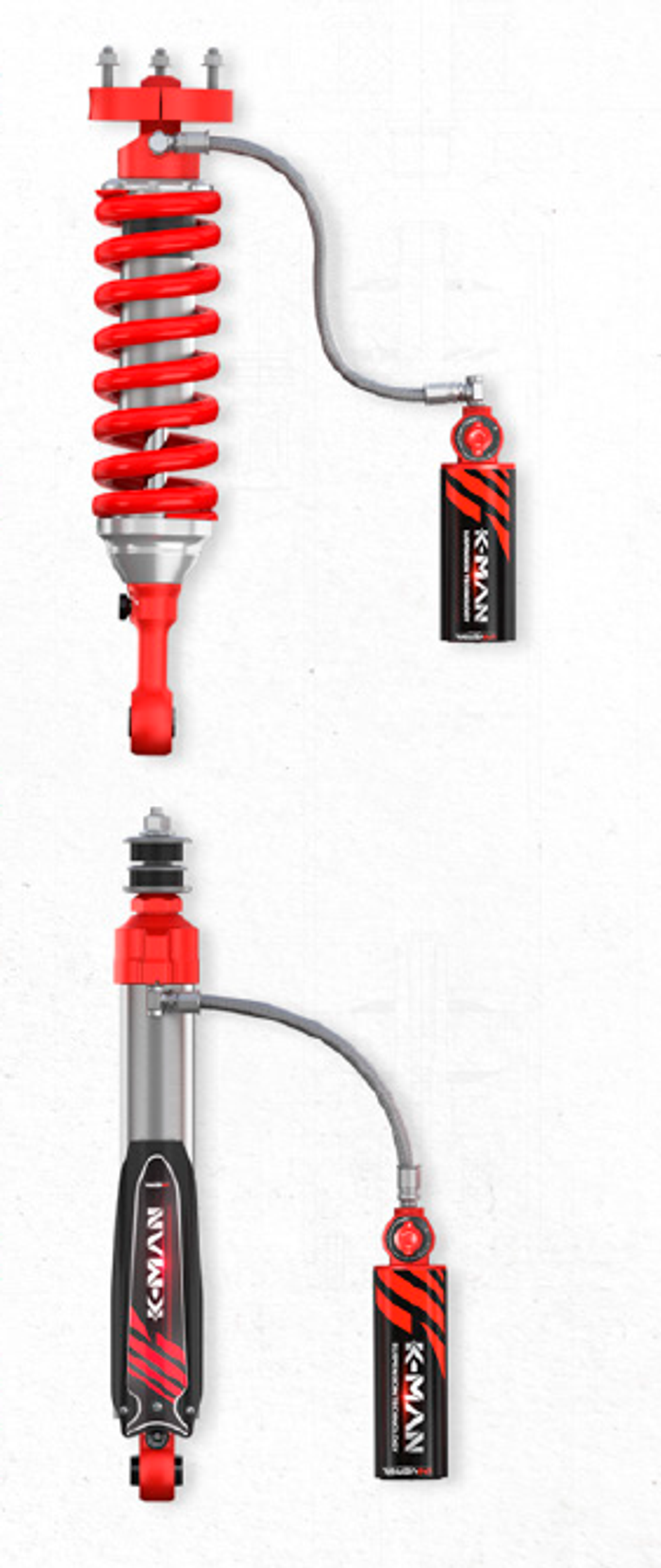 Подвеска Kman в комплекте для Isuzu D-MAX 2011-2018 Лифт 2 дюйма Исузу амортизаторы аморты