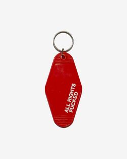 Брелок Hotel Key Tag красный