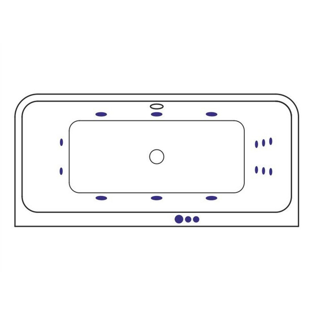 Акриловая ванна Excellent Arana Smart 180x85 WAEX.ARA18.SMART