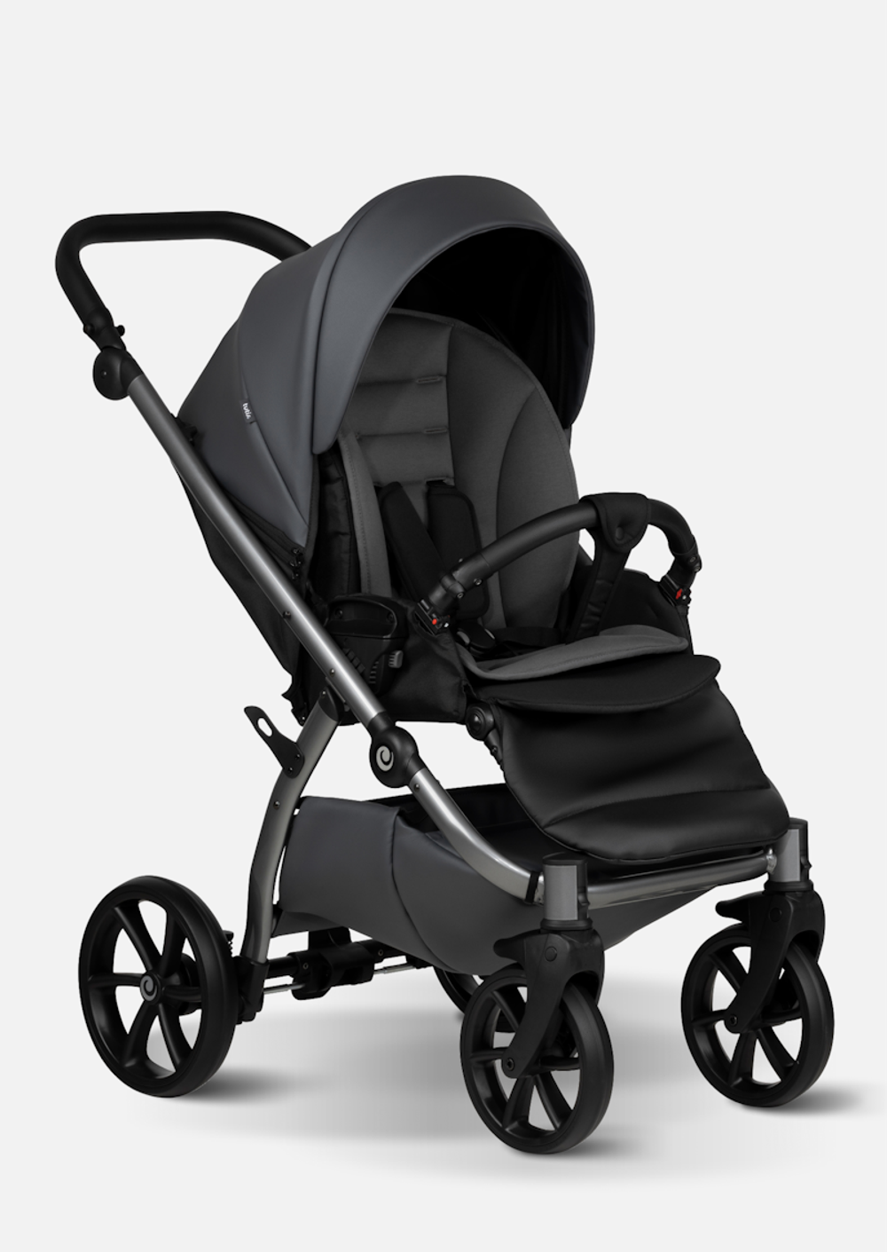 Tutis Коляска 2 в 1 UNO 5+ Leather Licorice