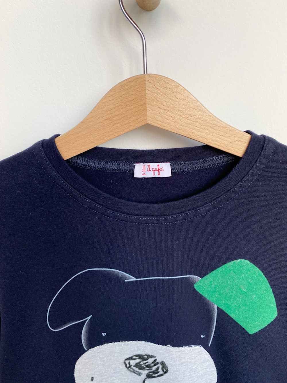 Хлопковый лонгслив Il Gufo, 128