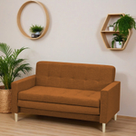 Диван Уют Стронг плюс 06 (214275) 140*84*82 см, Оранжевый  Выдвижной Фиеста в наличии