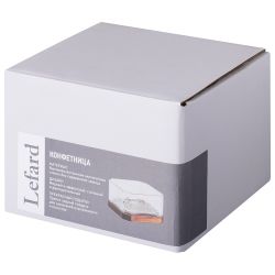 КОНФЕТНИЦА "AQUA" НА ПОДСТАВКЕ ДИАМЕТР 13 СМ ВЫСОТА 8 СМ